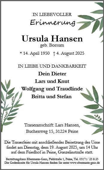Ursula Hansen