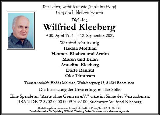 Wilfried Kleeberg