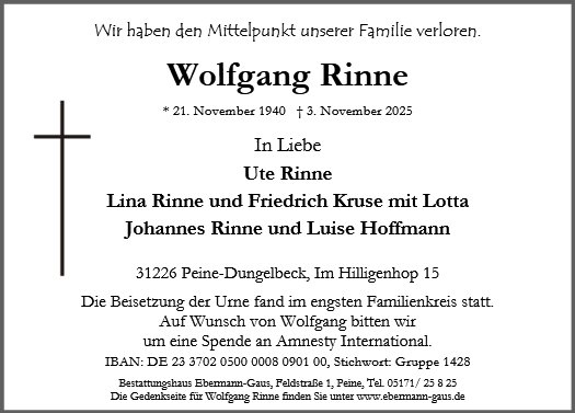 Wolfgang Rinne
