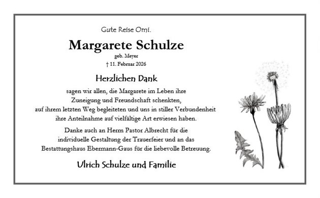 Margarete Schulze