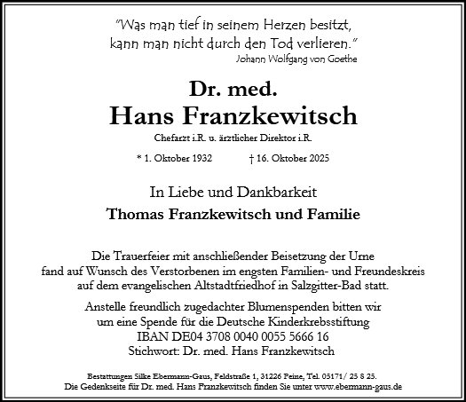 Hans Franzkewitsch