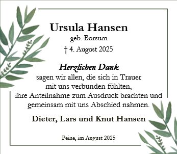Ursula Hansen