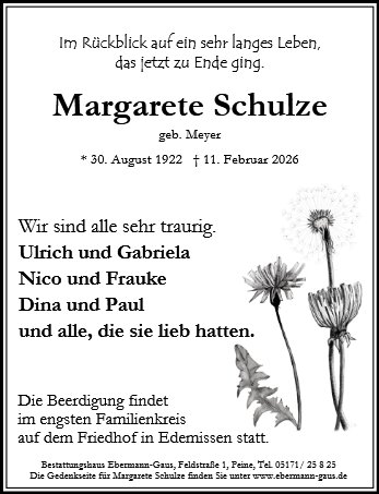 Margarete Schulze