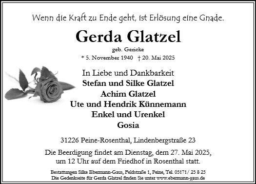 Gerda Glatzel