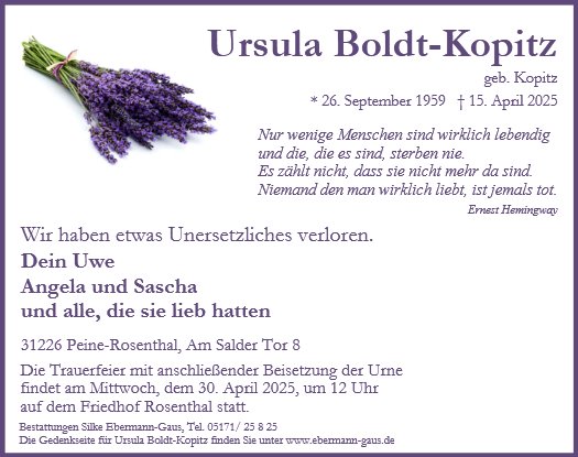 Ursula Boldt-Kopitz