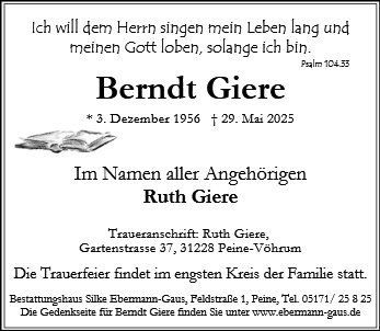 Berndt Giere