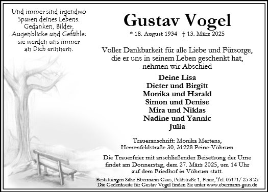 Gustav Vogel