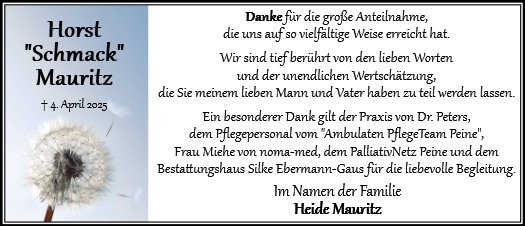 Horst Mauritz