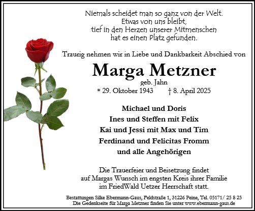 Marga Metzner