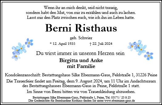 Bernhardine Risthaus