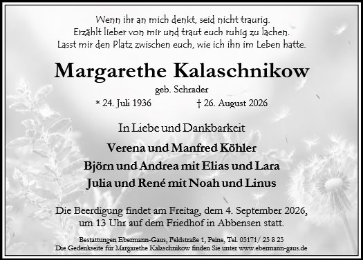 Margarethe Kalaschnikow