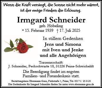 Irmgard Schneider