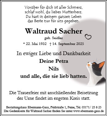 Waltraud Sacher