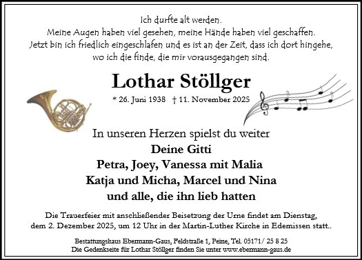 Lothar Stöllger