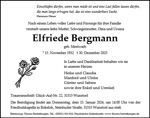 Elfriede Bergmann