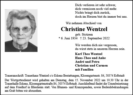 Christine Wentzel