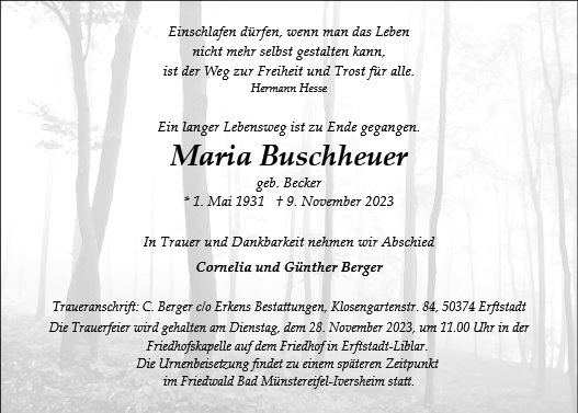 Maria Buschheuer