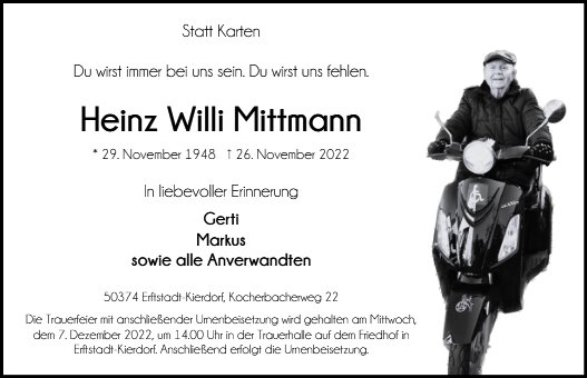 Heinz Willi Mittmann