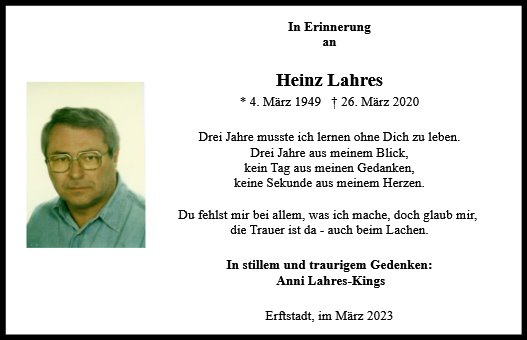 Heinz Lahres