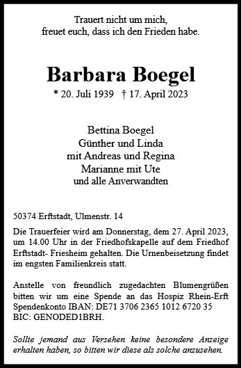 Barbara Boegel