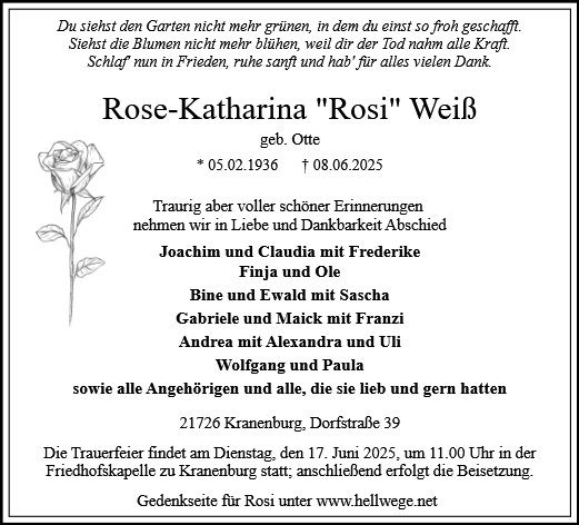 Rose Weiß