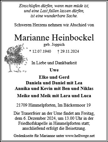 Marianne Heinbockel