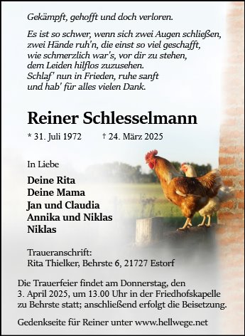 Reiner Schlesselmann