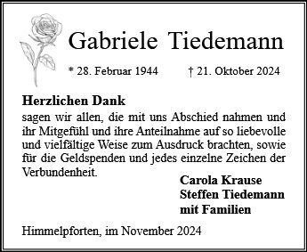 Gabriele Tiedemann