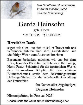 Gerda Heinsohn