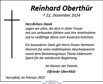 Reinhard Oberthür
