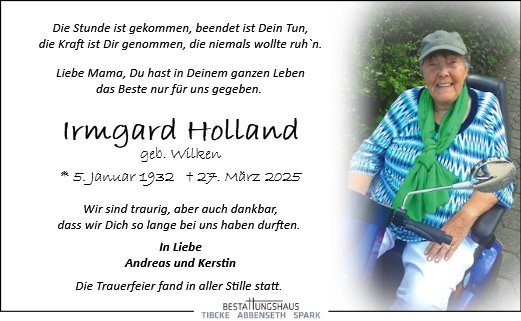 Irmgard Holland