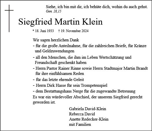 Siegfried Klein