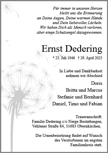 Ernst Dedering