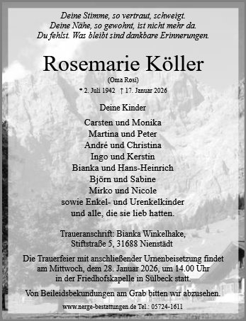 Rosemarie Köller