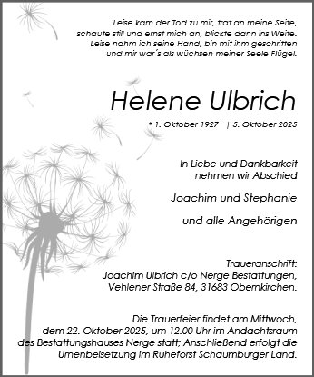 Helene Ulbrich