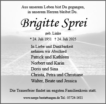 Brigitte Sprei