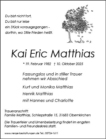Kai Eric Matthias