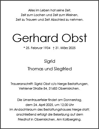 Gerhard Obst