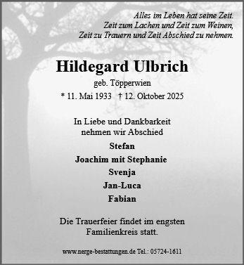 Hildegard Ulbrich