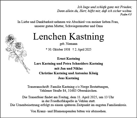 Lenchen Kastning