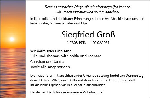 Siegfried Groß