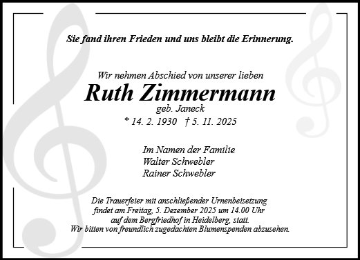 Ruth Zimmermann