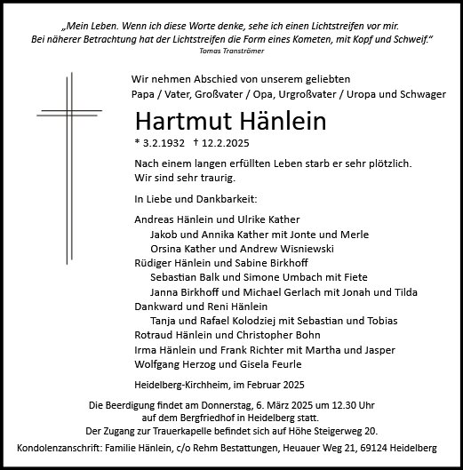 Hartmut Hänlein