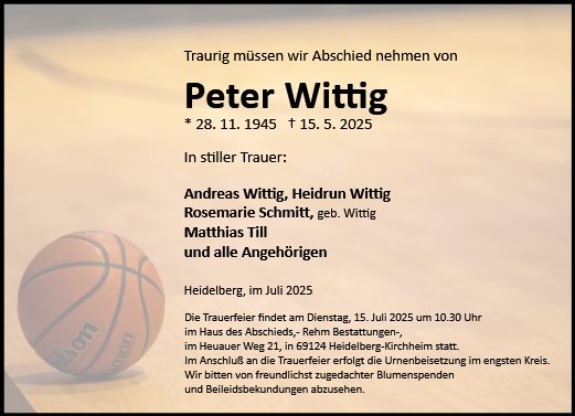 Peter Wittig