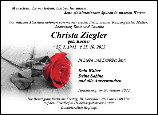 Christa Ziegler