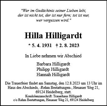 Hildegard Hilligardt