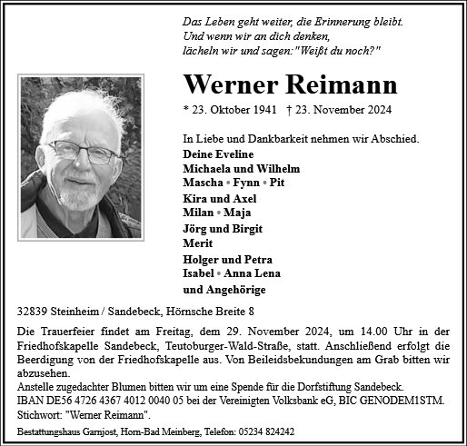 Werner Reimann
