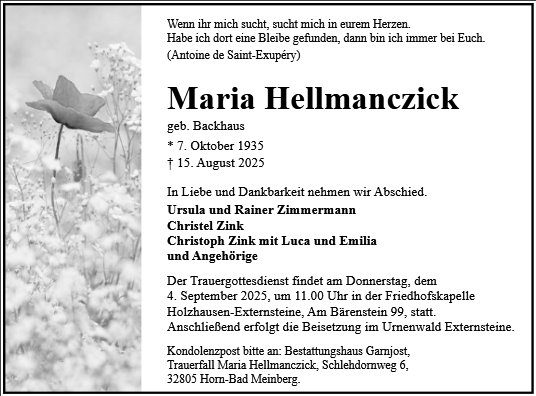 Maria Hellmanczick