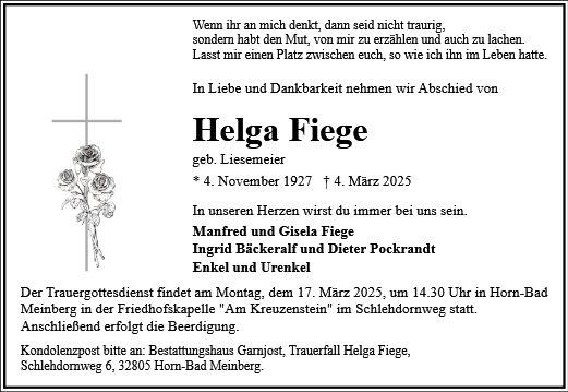 Helga Fiege