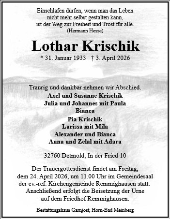 Lothar Krischik
